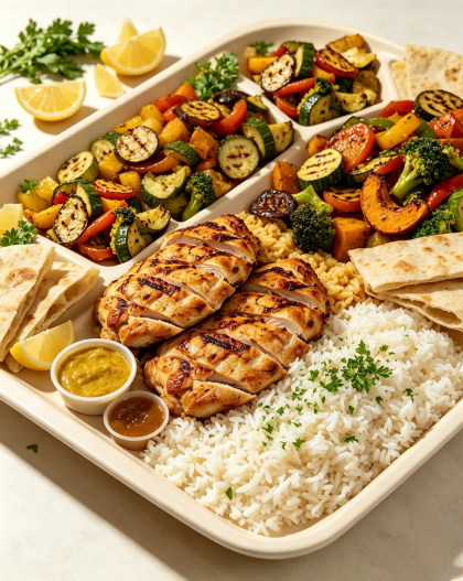 Chicken & Rice Family Tray