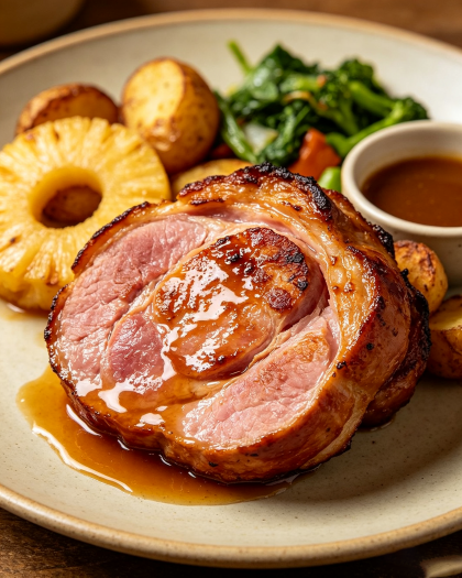 Roasted Gammon Meal